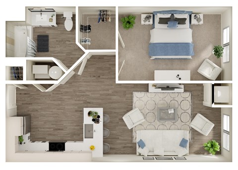 a floor plan image of the pearl at springhill apartments in san antonio, tx
